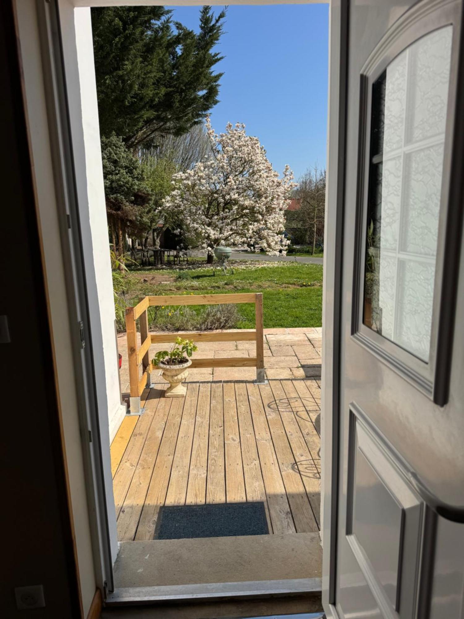 Bed and Breakfast Au Bois Dormant Huby-Saint-Leu Exterior foto